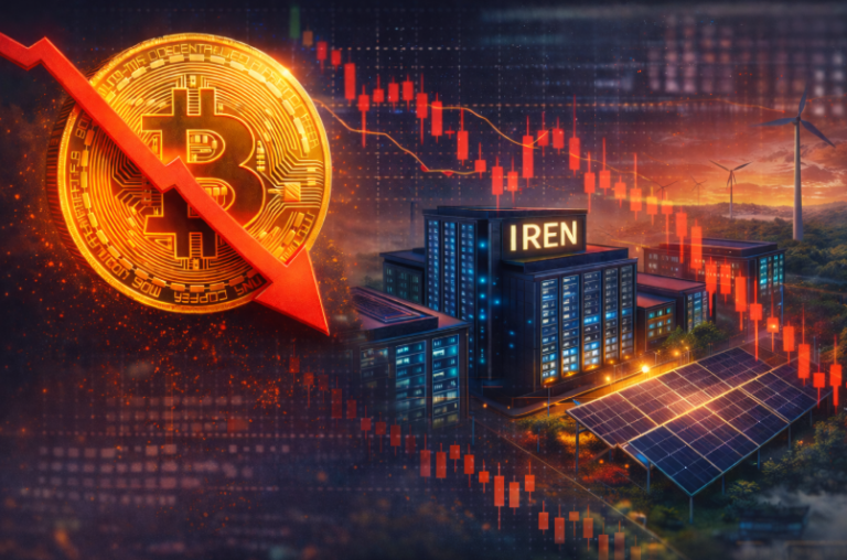 비트코인 1억 아래 하락이 IREN 주가에 미치는 영향
